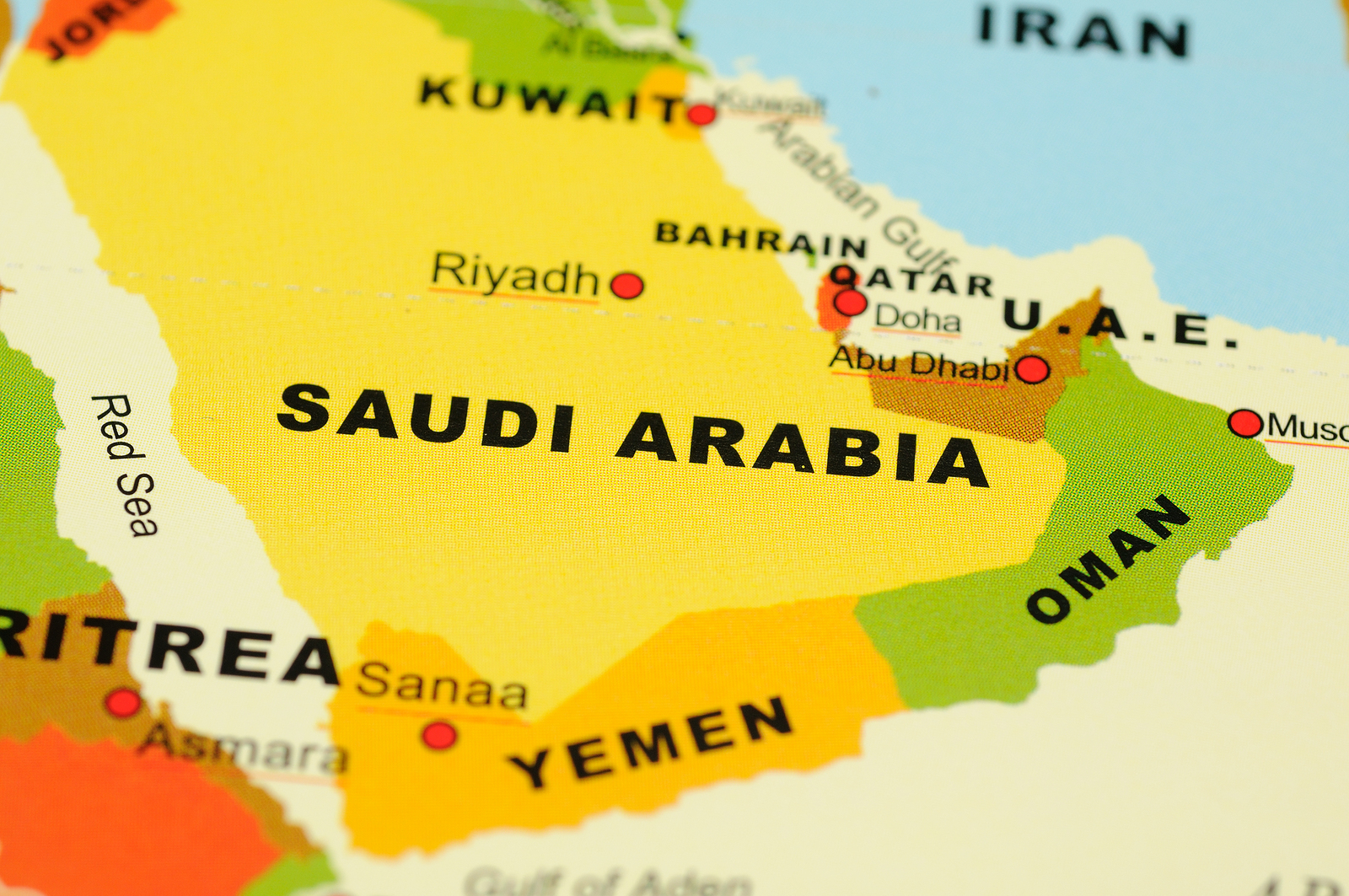 Bigstock Saudi Arabia On Map 3972029 
