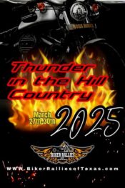 motorcycle accident rally in the hill country